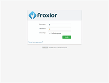 Tablet Screenshot of froxlor.nutime.de